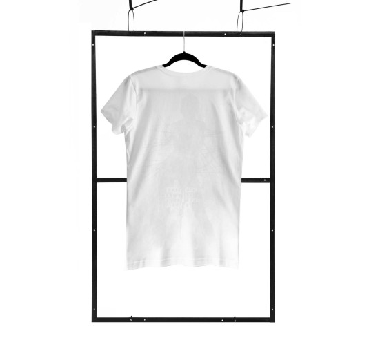 T-shirt men white S regular